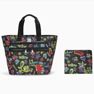 Brighton Love Scribble Lock It Super Tote